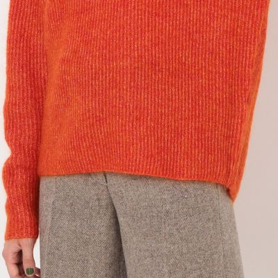 ＳＡＹＡＫＡ　ＤＡＶＩＳ　ストレッチモヘヤ　ハイネックニット