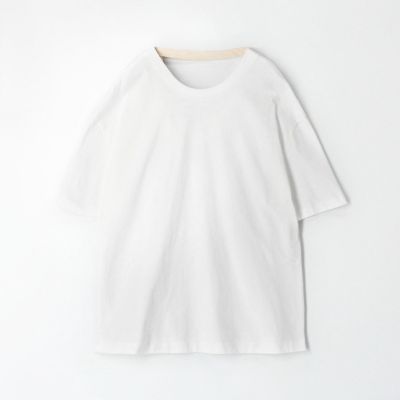 【別注】ＳＡＹＡＫＡ　ＤＡＶＩＳ×ＴＯＭＯＲＲＯＷＬＡＮＤ　コットン　バックドレープＴシャツ