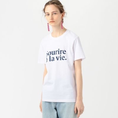 【別注】Ｌｅｓ　Ｐｅｔｉｔｓ　Ｂａｓｉｃｓ×ＴＯＭＯＲＲＯＷＬＡＮＤ　Ｓｏｕｒｉｒｅ　ａ　ｌａ　ｖｉｅ　ハーフスリーブプルオーバー