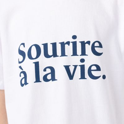 【別注】Ｌｅｓ　Ｐｅｔｉｔｓ　Ｂａｓｉｃｓ×ＴＯＭＯＲＲＯＷＬＡＮＤ　Ｓｏｕｒｉｒｅ　ａ　ｌａ　ｖｉｅ　ハーフスリーブプルオーバー