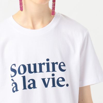 【別注】Ｌｅｓ　Ｐｅｔｉｔｓ　Ｂａｓｉｃｓ×ＴＯＭＯＲＲＯＷＬＡＮＤ　Ｓｏｕｒｉｒｅ　ａ　ｌａ　ｖｉｅ　ハーフスリーブプルオーバー