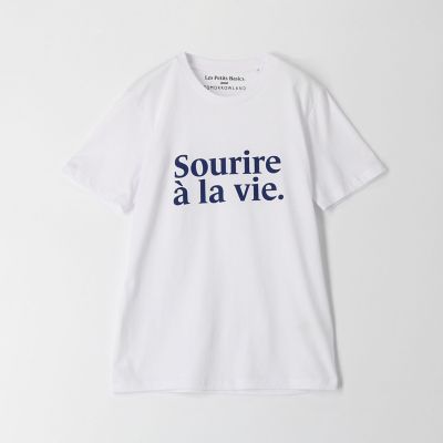 【別注】Ｌｅｓ　Ｐｅｔｉｔｓ　Ｂａｓｉｃｓ×ＴＯＭＯＲＲＯＷＬＡＮＤ　Ｓｏｕｒｉｒｅ　ａ　ｌａ　ｖｉｅ　ハーフスリーブプルオーバー