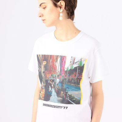 ＴＡＮＧＴＡＮＧ　ＳＨＥＢＲＥＥＺＥＣＩＴＹ’　７７　プリントＴシャツ
