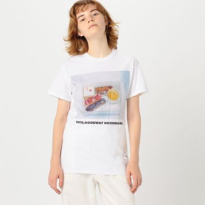 Sacai World of Echoes シフォンロゴカットソー Tシャツ | tspea.org