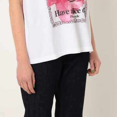 別注】GANNI×TOMORROWLAND コットン プリントT