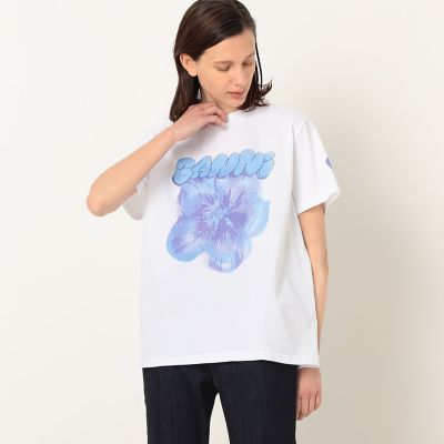 GANNI プリント Tシャツ-