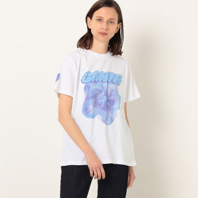 TOMORROWLAND - 今期美品‼️GANNI Tシャツ 別注】GANNI×TOMORROWLAND コットン プリントT