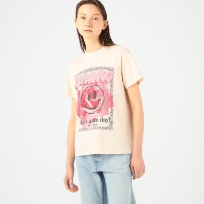 ＜maison TOMORROWLAND＞【別注】ＧＡＮＮＩ×ＴＯＭＯＲＲＯＷＬＡＮＤ　コットン　プリントＴシャツ
