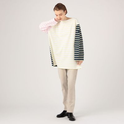 Ｌｅ　ｍｉｎｏｒ×ＴＯＭＯＲＲＯＷＬＡＮＤ　クレイジーパターン　ビッグバスクシャツ