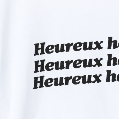 Ｌｅｓ　Ｐｅｔｉｔｓ　Ｂａｓｉｃｓ　Ｈａｐｐｙ　Ｃｏｉｎｃｉｄｅｎｃｅ　ハーフスリーブプルオーバー