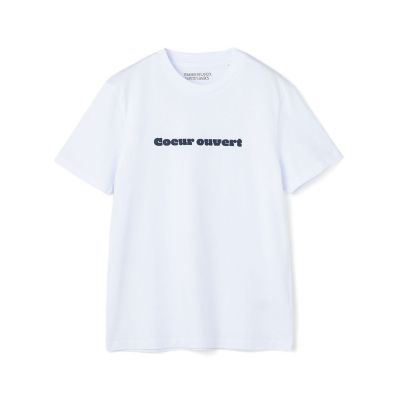 ＜maison TOMORROWLAND＞Ｌｅｓ　Ｐｅｔｉｔｓ　Ｂａｓｉｃｓ　Ｏｐｅｎ　ｈｅａｒｔ　ハーフスリーブプルオーバー