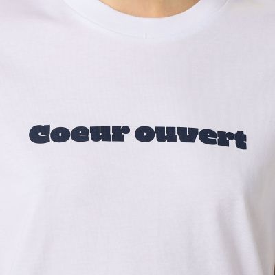 Ｌｅｓ　Ｐｅｔｉｔｓ　Ｂａｓｉｃｓ　Ｏｐｅｎ　ｈｅａｒｔ　ハーフスリーブプルオーバー