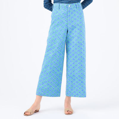 SZ Blockprints コットン プリントディスコパンツ