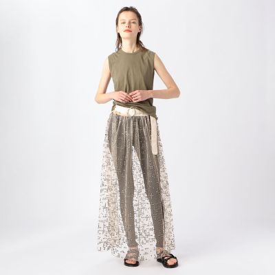 ＜maison TOMORROWLAND＞ＲＡＣＨＥＬ　ＣＯＭＥＹ　Ｆｅｔｅｓ　チュールスカート