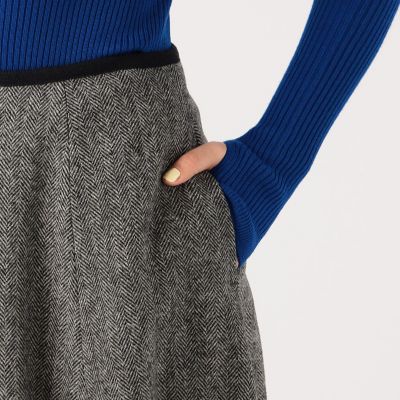 UNION LUNCH ユニオンランチ Wool Flare Skirt XS 激安スーパー