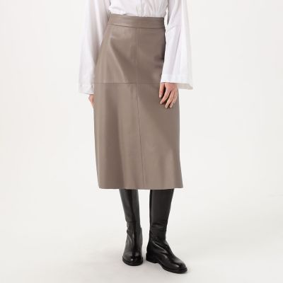 【別注】ＣＩＮＱＵＡＮＴＡ　ナッパレザースカート