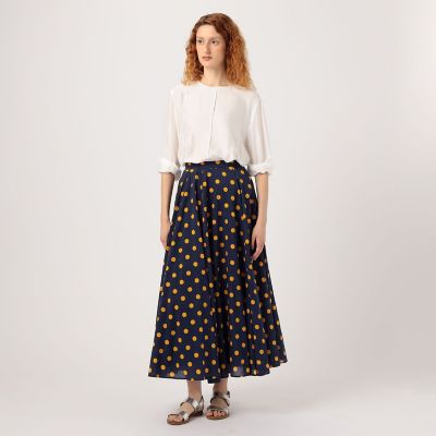 【予約商品８月上旬以降順次お届け】【ＷＥＢ先行予約・別注】ＭＡＲＩＨＡ　Ｄｒｅａｍｙ　Ｄｏｔｓ　夜風のスカート