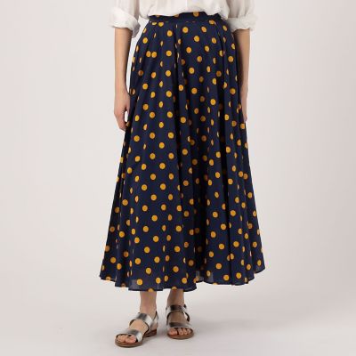 【予約商品８月上旬以降順次お届け】【ＷＥＢ先行予約・別注】ＭＡＲＩＨＡ　Ｄｒｅａｍｙ　Ｄｏｔｓ　夜風のスカート