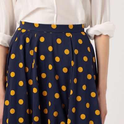 【予約商品８月上旬以降順次お届け】【ＷＥＢ先行予約・別注】ＭＡＲＩＨＡ　Ｄｒｅａｍｙ　Ｄｏｔｓ　夜風のスカート