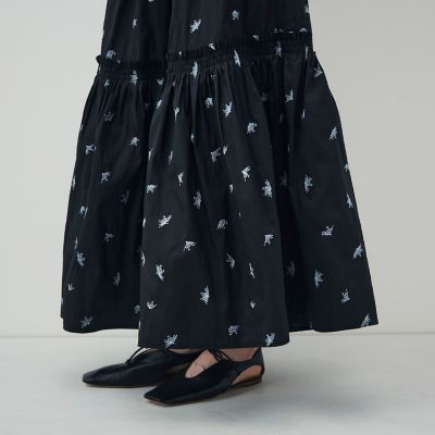 別注】ne Quittez pas BLACK ロングスカート