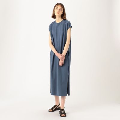 【別注】ＳＡＹＡＫＡ　ＤＡＶＩＳ×ＴＯＭＯＲＲＯＷＬＡＮＤ　コットン　バックストラップロングワンピース