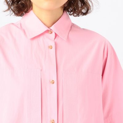 LEE MATHEWS MAY コットン フレアシャツワンピース