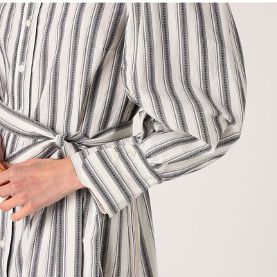 Evi Grintela Eliot コットン ストライプシャツ