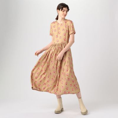 ＜maison TOMORROWLAND＞ＮＯ．６　ＭＡＥＶＥ　レーヨン　フラワープリントワンピース