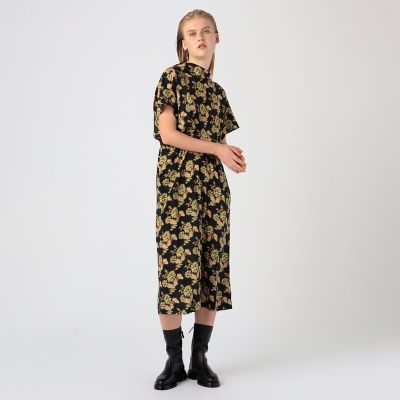 NO．6 レーヨンンシルク ボタニカルワンピース | maison  