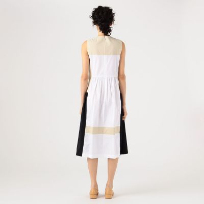 ＢＯＤＩＣＥ　ＳＴＵＤＩＯ　ブロックプリントドレス