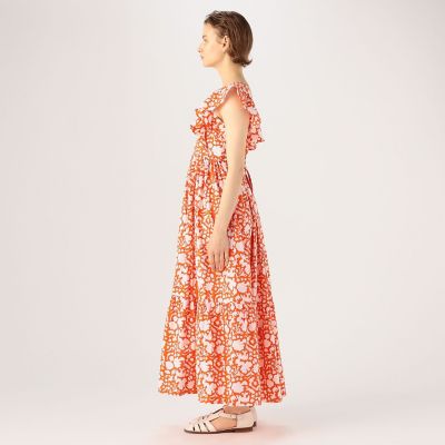 SZ BLOCKPRINTS プリントロングワンピース | maison