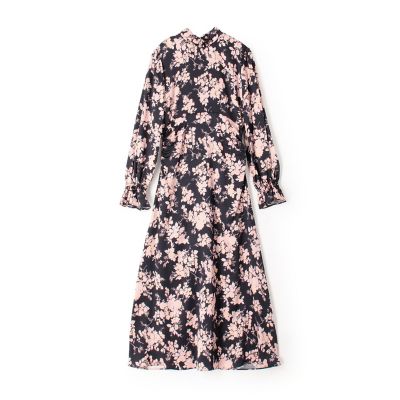 ＜maison TOMORROWLAND＞ＮＯ．６　ＷＡＹＮＥ　ＤＲＥＳＳ　シルク　フラワープリントドレス