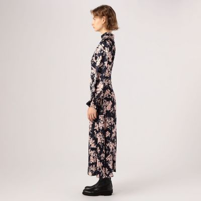ＮＯ．６　ＷＡＹＮＥ　ＤＲＥＳＳ　シルク　フラワープリントドレス