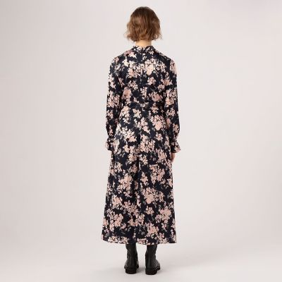 ＮＯ．６　ＷＡＹＮＥ　ＤＲＥＳＳ　シルク　フラワープリントドレス