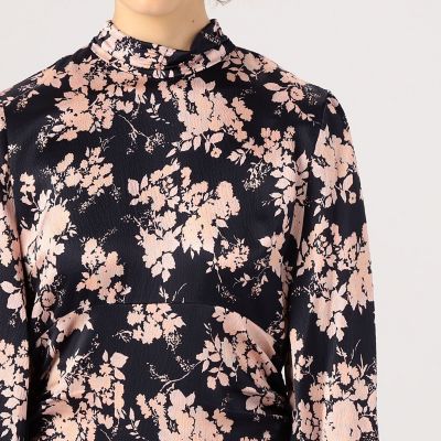 ＮＯ．６　ＷＡＹＮＥ　ＤＲＥＳＳ　シルク　フラワープリントドレス
