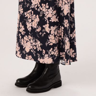 ＮＯ．６　ＷＡＹＮＥ　ＤＲＥＳＳ　シルク　フラワープリントドレス