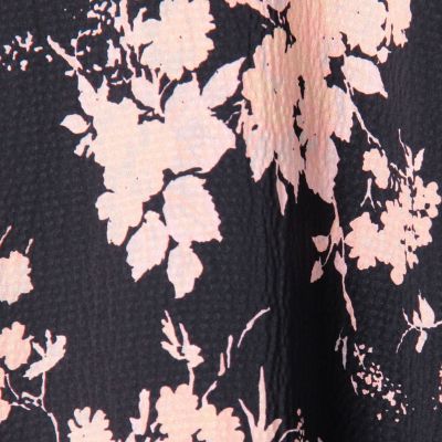 ＮＯ．６　ＷＡＹＮＥ　ＤＲＥＳＳ　シルク　フラワープリントドレス
