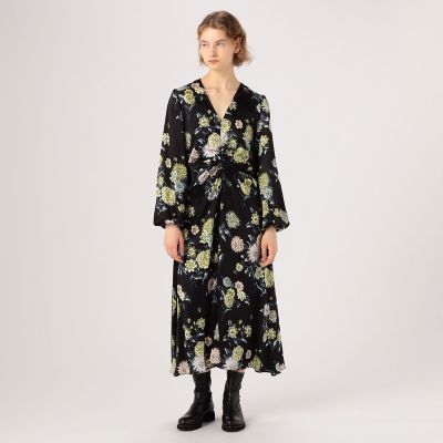 『美品』 NO.6×tomorrowland シルクプリントノースリーブドレス 美品』 NO.6×tomorrowland シルクプリントノースリーブドレス