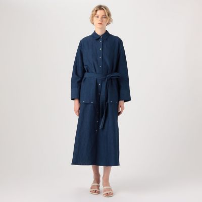 Ｅｖｉ　Ｇｒｉｎｔｅｌａ　Ｋｅｉｋｏ　デニムシャツワンピース