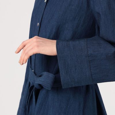 Ｅｖｉ　Ｇｒｉｎｔｅｌａ　Ｋｅｉｋｏ　デニムシャツワンピース