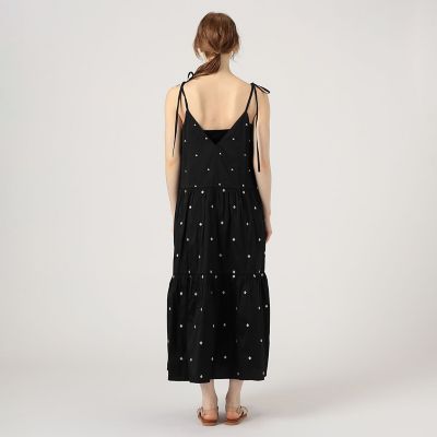 ne Quittez pas BLACK（トゥモローランド別注） ワンピース 別注】ne Quittez pas BLACK × TOMORROWLAND カットワーク