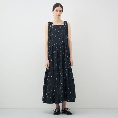 別注】ne Quittez pas BLACK ロングワンピース