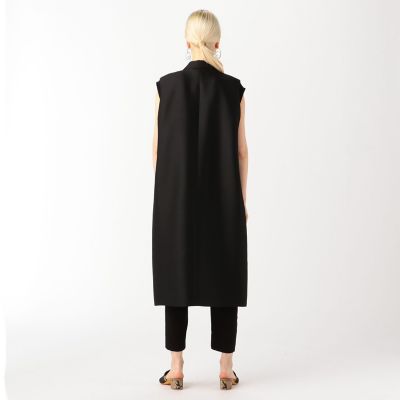 極美品 robelite&CO. ウールシルクテーラードロングベスト マキシ丈 BPF01_32_32070207030_1901