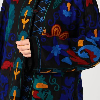 ｆｏｒｔｅ＿ｆｏｒｔｅ　コットンウール　刺繍ジャケット