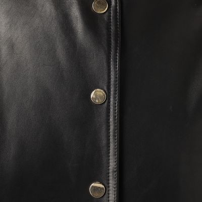 CINQUANTA METAL BUTTON レザーベスト | maison