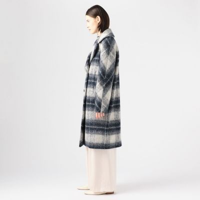 ＭＡＲＴＩＮ　ＧＲＡＮＴ　チェックロングＰコート