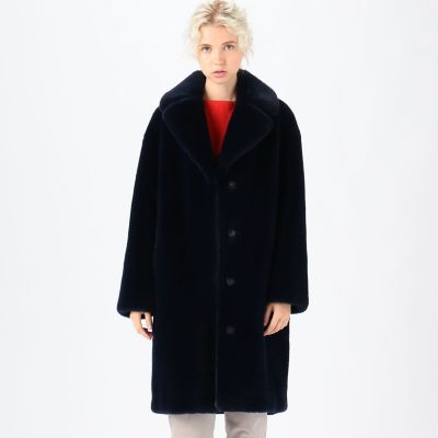 Stand エコファーロングコート | maison TOMORROWLAND/メゾン