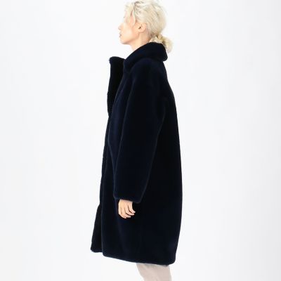 Stand エコファーロングコート | maison TOMORROWLAND/メゾン