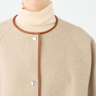 ◾️新品タグ付き◾️madder vintage 2wayケープコート　ベージュ MUSE de Deuxieme classe（ミューズデドゥーズィエムクラス）の