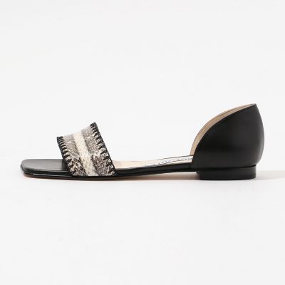 ＜maison TOMORROWLAND＞【別注】ＮＥＢＵＬＯＮＩＥ×ＴＯＭＯＲＲＯＷＬＡＮＤ　スクエアステッチフラットサンダル